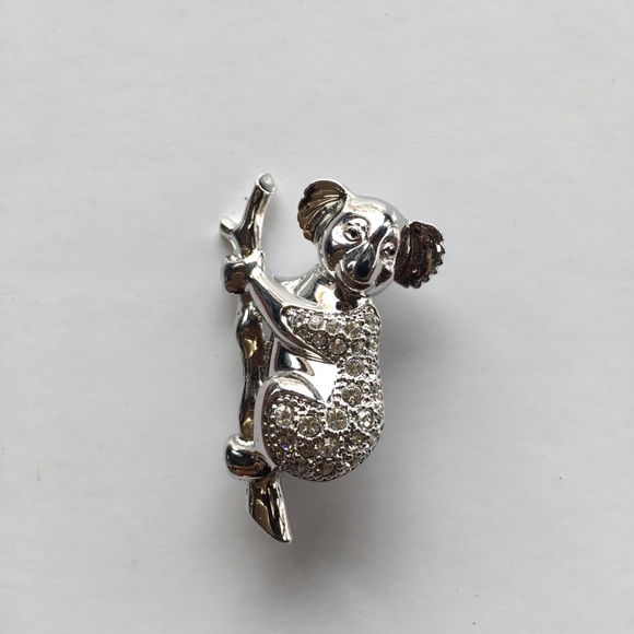 Swarovski Koala Brooch - Picture 6 of 7